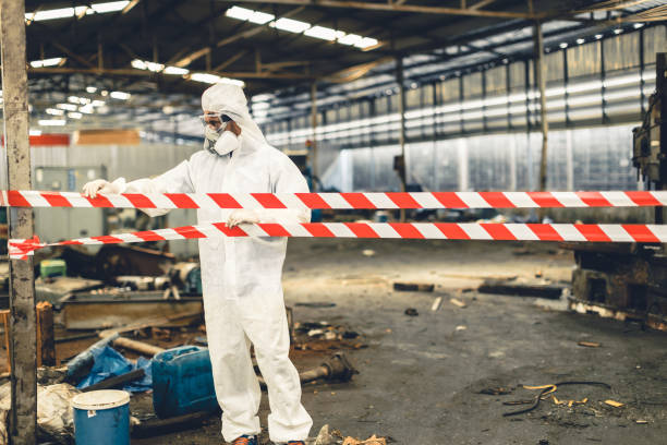 Professional Drug Lab Cleanup technician working in Georgetown, IN